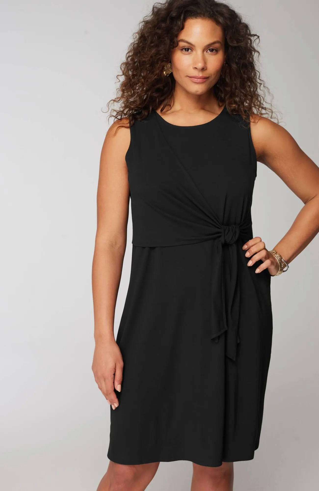 J.Jill Wearever Tie-Waist Dress Fashion