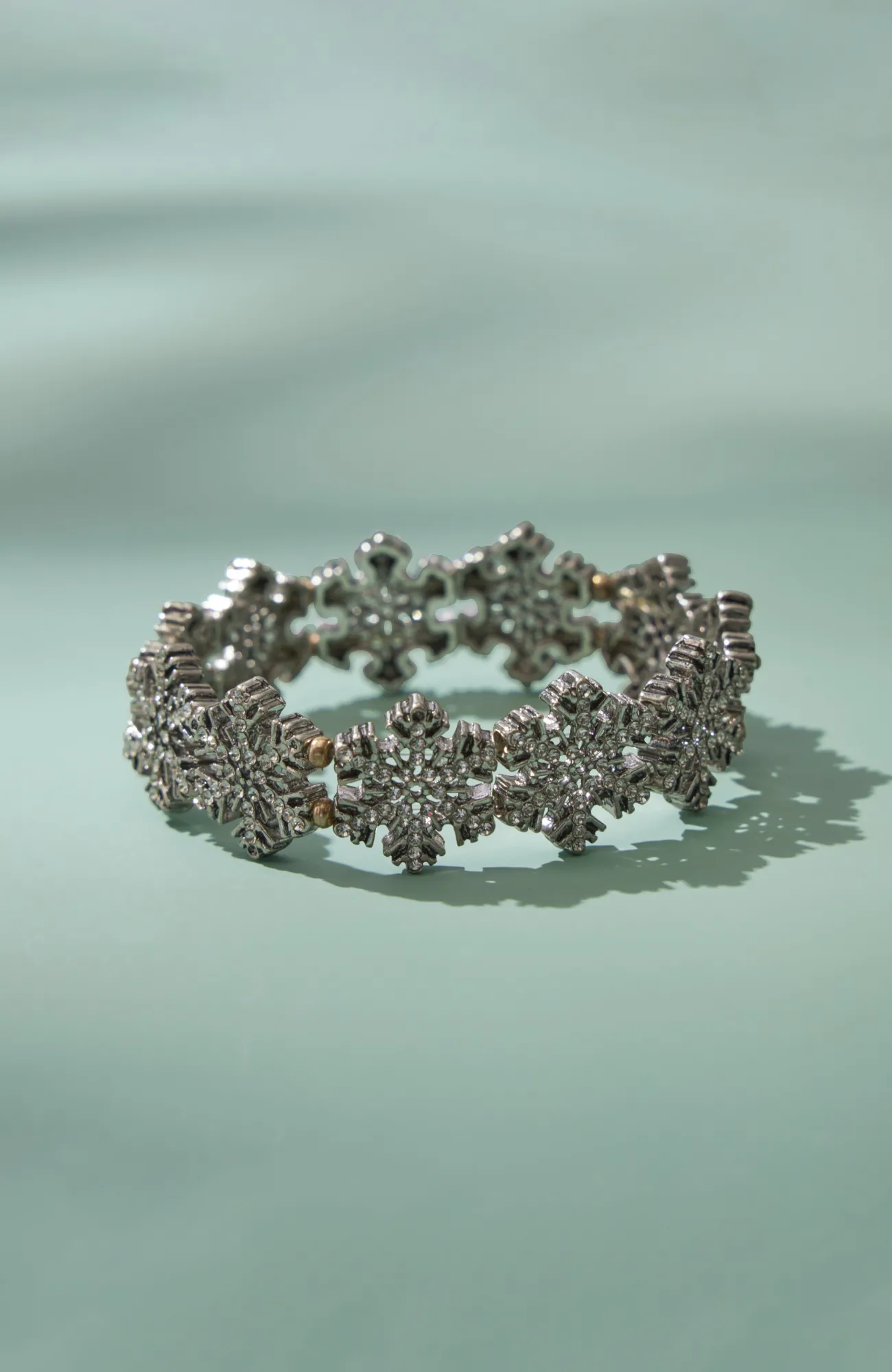 J.Jill Winter Snow Stretch Bracelet Silvertone Multi Online